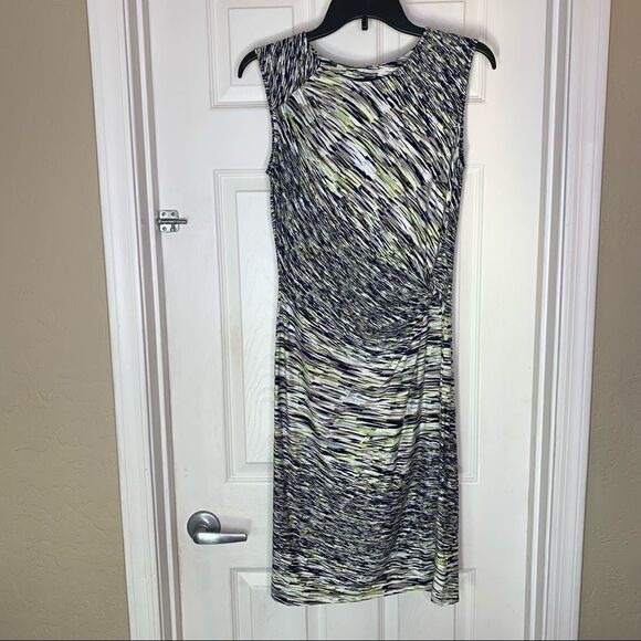 Nic+Zoe Twisted Front Cap Sleeve Dress Size Small - Picture 1 of 9